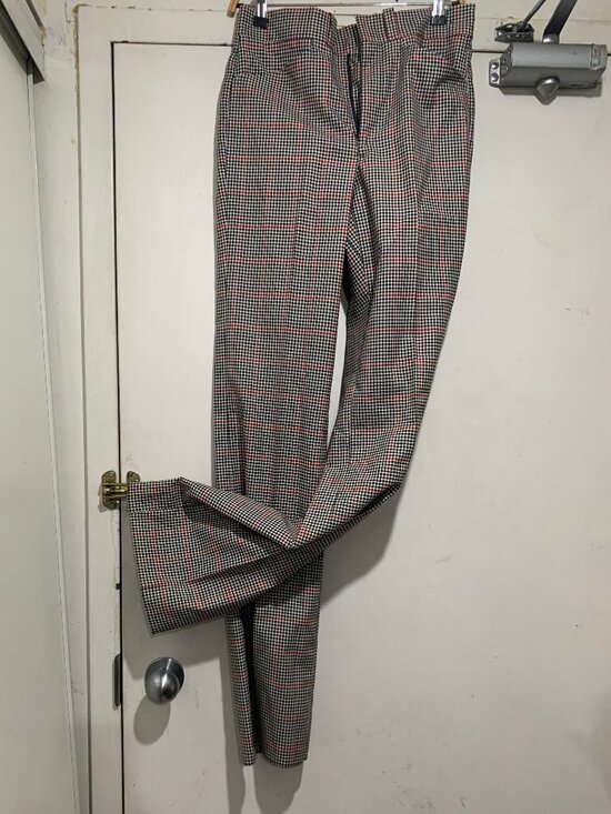 NEW VINTAGE WOOL PLAID PANTS SIZE 30 - Picture 3 of 8